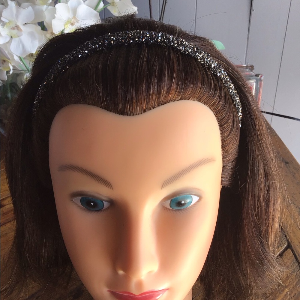 Elle Black Sparkle Chic Headband